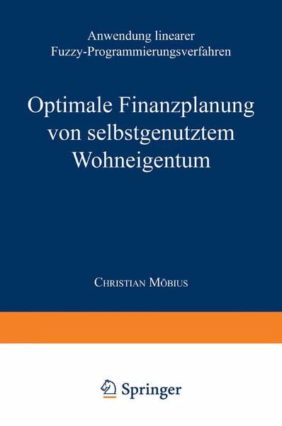 Produktbild: Optimale Finanzplanung von selbstgenutztem Wohneigentum