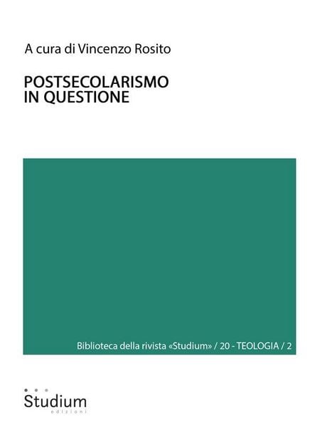 Produktbild: Postsecolarismo in questione