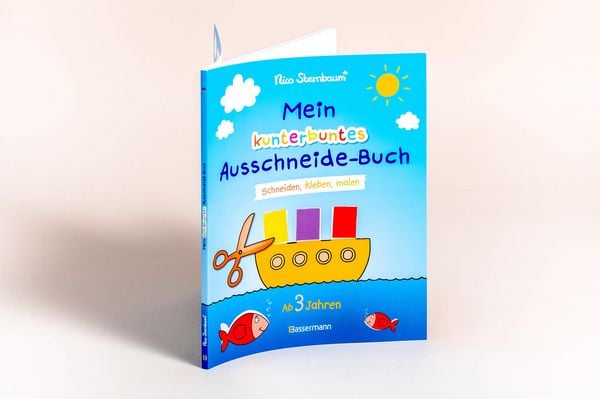 Produktbild: Mein kunterbuntes Ausschneide-Buch. Schneiden, kleben, malen ab 3 Jahren