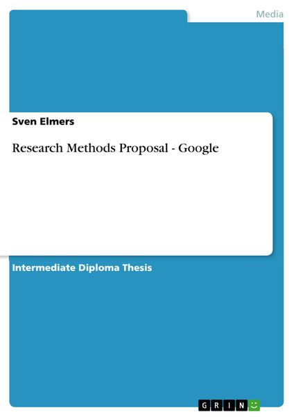 Produktbild: Research Methods Proposal - Google