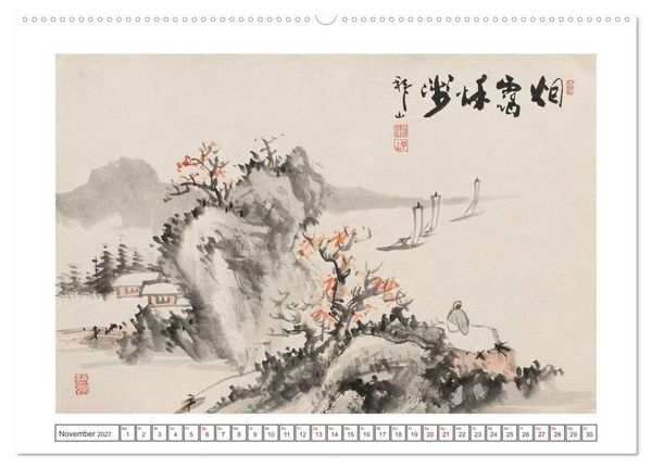 Produktbild: Yoshitsugu Haizan (Wandkalender 2027 DIN A2 quer), CALVENDO Monatskalender