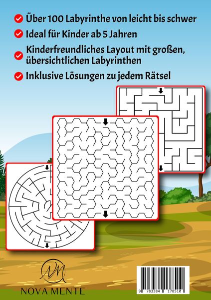 Produktbild: Labyrinthe f&uuml;r Kinder ab 5 Jahren - Band 29