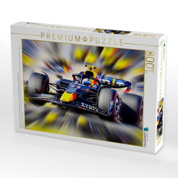 Produktbild: CALVENDO Puzzle Sergio P&eacute;rez aus Mexiko ist der Teamkollege von Weltmeister Max Verstappen aus den Niederlanden. | 1000 Teile Lege-Gr&ouml;&szlig;e 64x48cm Foto-