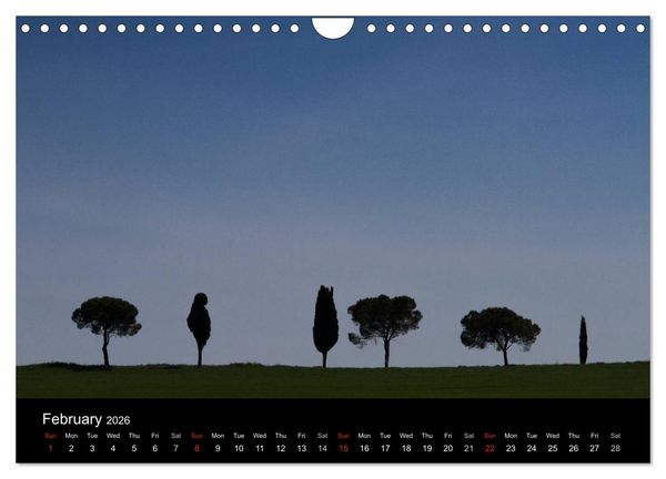 Produktbild: Tuscany Amazing Val d'Orcia (Wall Calendar 2026 DIN A4 landscape), CALVENDO 12 Month Wall Calendar