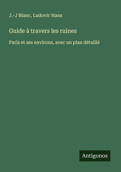 Produktbild: Guide &agrave; travers les ruines