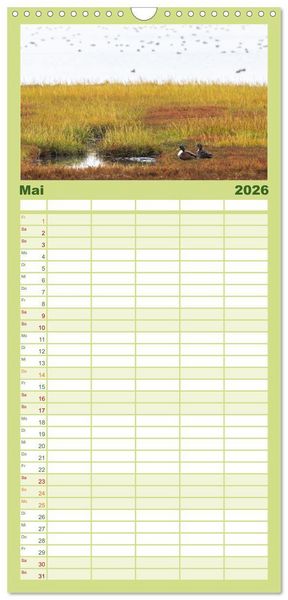 Produktbild: Familienplaner 2026 - Pellworm - Das Inselparadies mit 5 Spalten (Wandkalender, 21 x 45 cm) CALVENDO