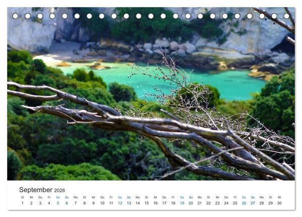 Produktbild: Vielfalt Neuseeland (Tischkalender 2026 DIN A5 quer), CALVENDO Monatskalender
