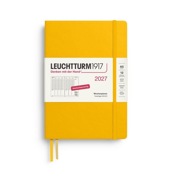 Produktbild: Wochenplaner Medium (A5) 2027, Sunflower, Deutsch