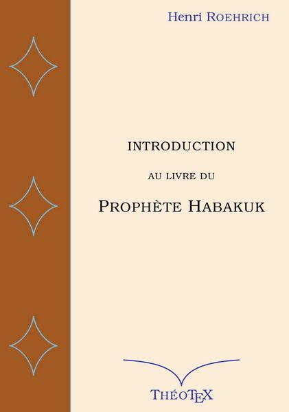 Produktbild: Introduction au livre du proph&egrave;te Habakuk
