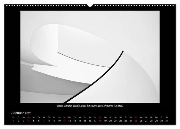 Produktbild: Schwarz-Weis(s)heiten (Wandkalender 2026 DIN A2 quer), CALVENDO Monatskalender