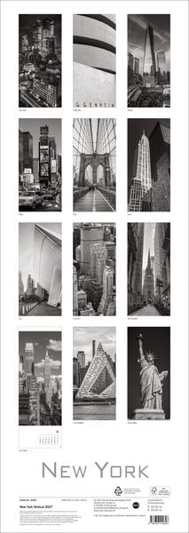 Produktbild: New York Vertical Kalender 2027