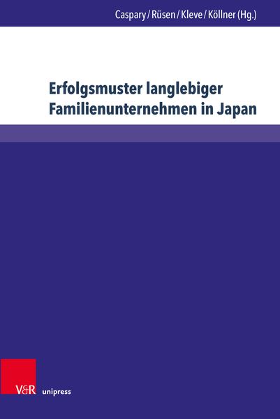 Produktbild: Erfolgsmuster langlebiger Familienunternehmen in Japan