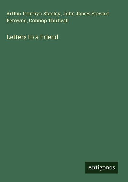 Produktbild: Letters to a Friend