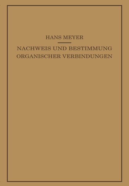 Produktbild: Lehrbuch der Organisch-Chemischen Methodik