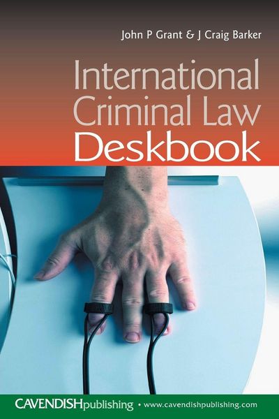 Produktbild: International Criminal Law Deskbook
