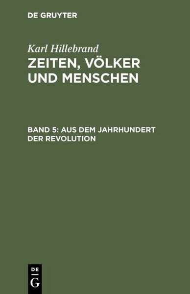 Produktbild: Aus dem Jahrhundert der Revolution