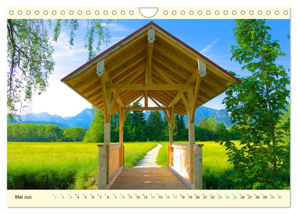 Produktbild: Beschauliches Bayern (Wandkalender 2026 DIN A4 quer), CALVENDO Monatskalender