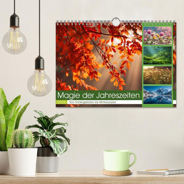 Produktbild: Magie der Jahreszeiten (Wandkalender 2026 DIN A4 quer), CALVENDO Monatskalender