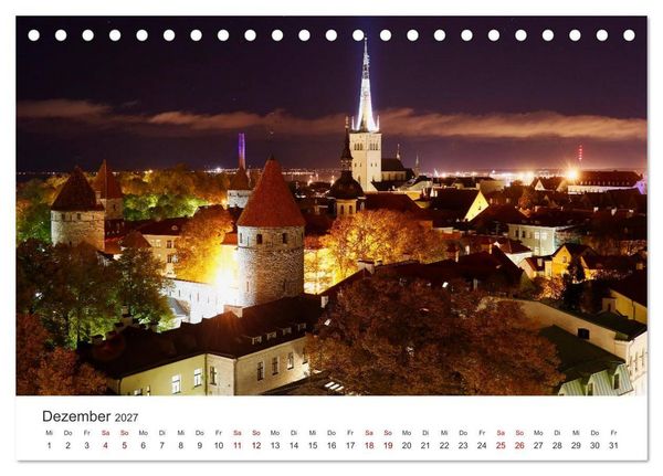 Produktbild: Estland - Pittoreske Sch&ouml;nheit im Baltikum (Tischkalender 2027 DIN A5 quer), CALVENDO Monatskalender