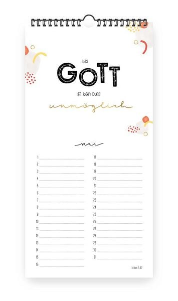 Produktbild: Himmelsgl&uuml;ck Geburtstagskalender