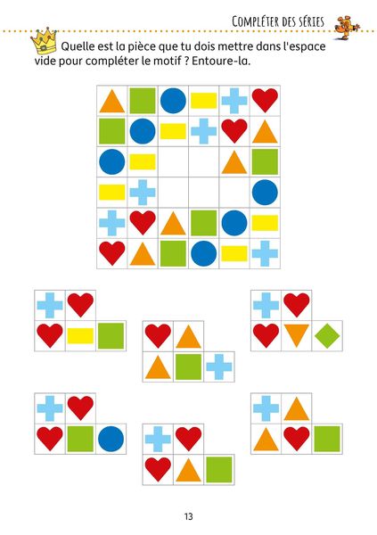 Produktbild: Bloc de casse-t&ecirc;tes et livre activite 5 ans - Tome 2 : Des &eacute;nigmes color&eacute;es pour la maternelle - cahier activite 5 ans labyrinthe, sudoku, etc pour
