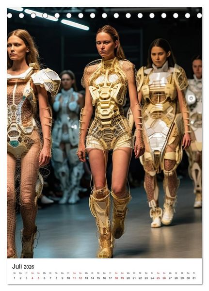 Produktbild: Future Couture (Tischkalender 2026 DIN A5 hoch), CALVENDO Monatskalender