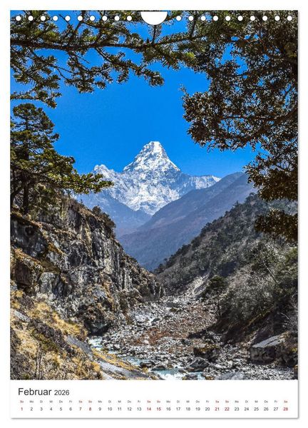 Produktbild: Nepal- K&ouml;nigreich der G&ouml;tter (Wandkalender 2026 DIN A4 hoch), CALVENDO Monatskalender