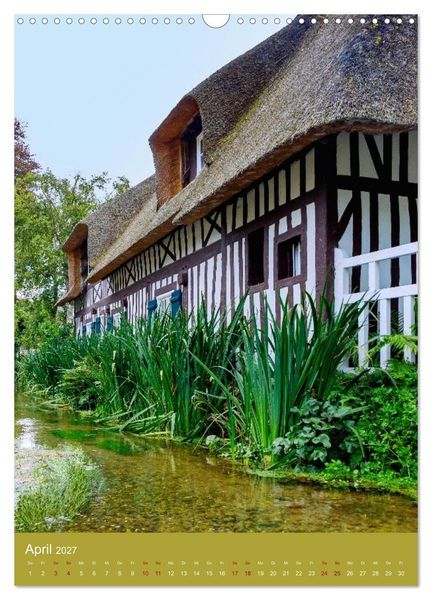 Produktbild: Facetten der Normandie. Zwischen Kreidefelsen und Fachwerk (Wandkalender 2027 DIN A3 hoch), CALVENDO Monatskalender