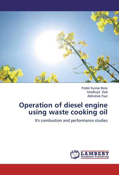 Produktbild: Operation of diesel engine using waste cooking oil