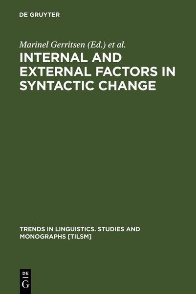 Produktbild: Internal and External Factors in Syntactic Change