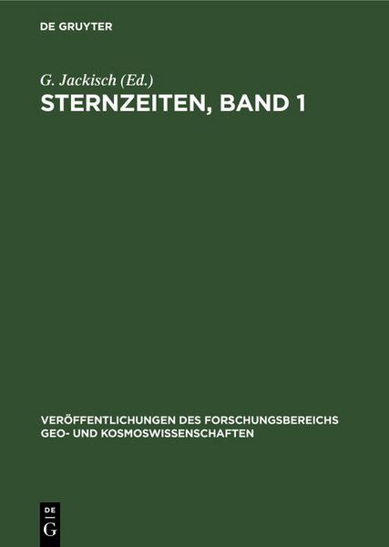Produktbild: Sternzeiten, Band 1