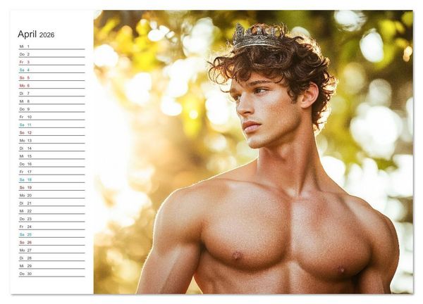 Produktbild: Prinz der Lust (Wandkalender 2026 DIN A3 quer), CALVENDO Monatskalender