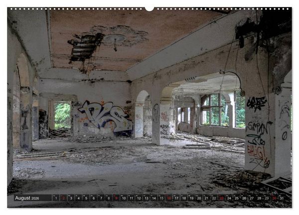 Produktbild: Lost Places in Deutschland 2026 (hochwertiger Premium Wandkalender 2026 DIN A2 quer), Kunstdruck in Hochglanz