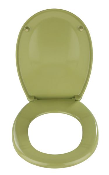 Produktbild: WC-Sitz Mod. Bergamo Moosgr&uuml;n, aus antibakteriellem Duroplast