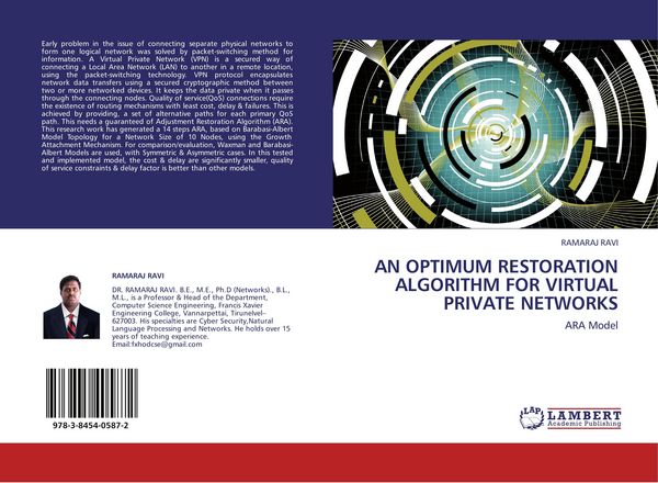 Produktbild: AN OPTIMUM RESTORATION ALGORITHM FOR VIRTUAL PRIVATE NETWORKS