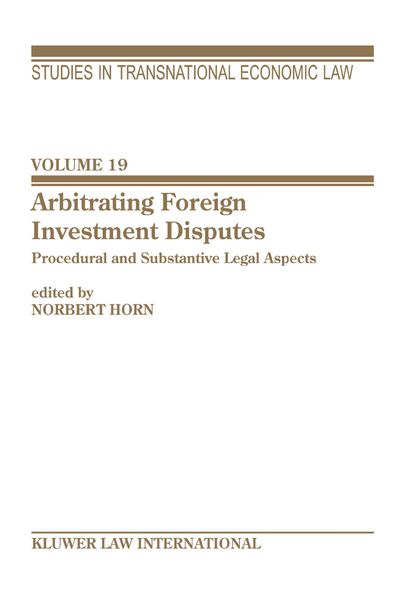 Produktbild: Arbitrating Foreign Investment Disputes