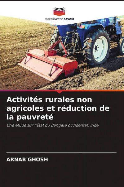 Produktbild: Activit&eacute;s rurales non agricoles et r&eacute;duction de la pauvret&eacute;