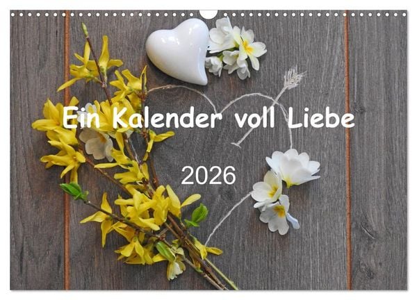 Produktbild: Ein Kalender voll Liebe (Wandkalender 2026 DIN A3 quer), CALVENDO Monatskalender