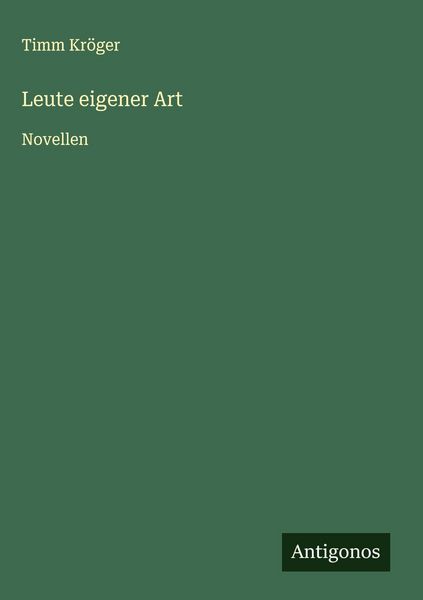 Produktbild: Leute eigener Art