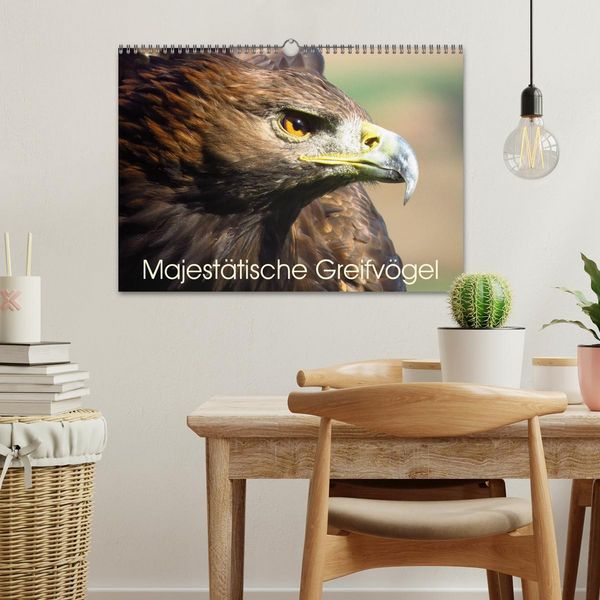 Produktbild: Majest&auml;tische Greifv&ouml;gel (Wandkalender 2026 DIN A3 quer), CALVENDO Monatskalender