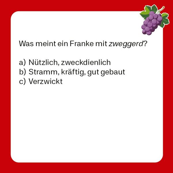 Produktbild: Allm&auml;chd - Fr&auml;nkisches Dialekt-Quiz (Neuauflage)