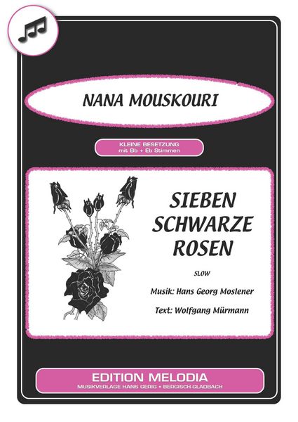 Produktbild: Sieben schwarze Rosen