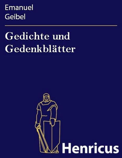 Produktbild: Gedichte und Gedenkbl&auml;tter