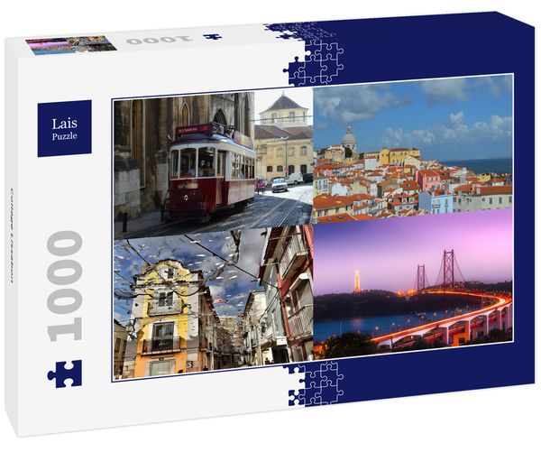 Produktbild: Lais Puzzle Collage Lissabon 1000 Teile