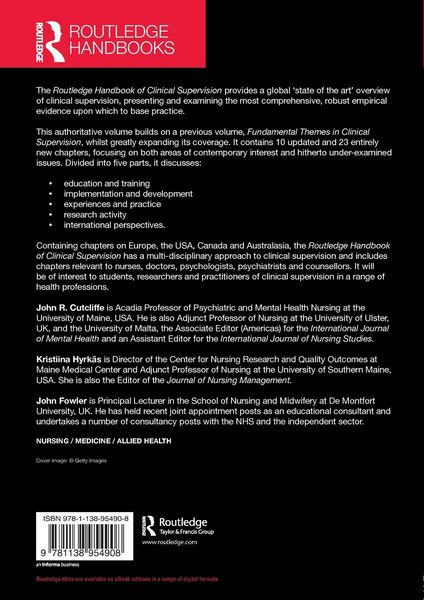 Produktbild: Routledge Handbook of Clinical Supervision