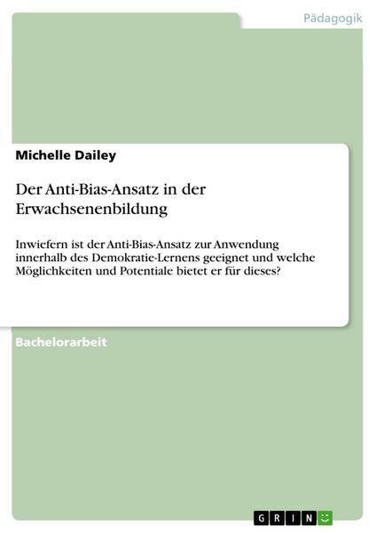 Produktbild: Der Anti-Bias-Ansatz in der Erwachsenenbildung