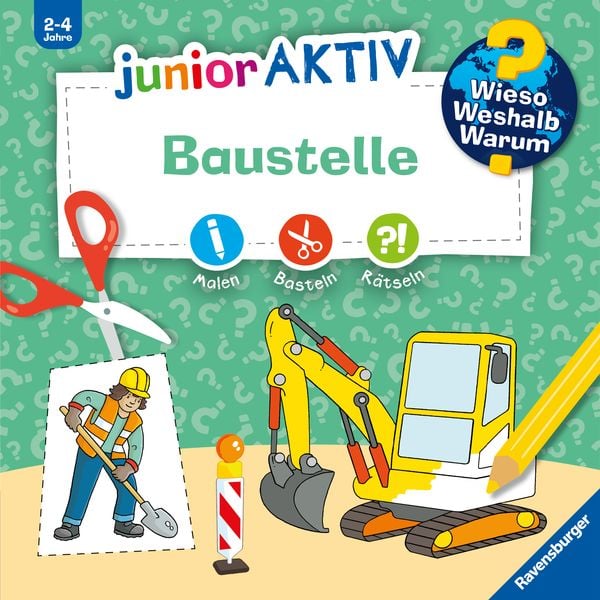 Wieso? Weshalb? Warum? junior AKTIV - Baustelle, Taschenbuch von , Ravensburger Verlag GmbH, 978-3-473-60039-7