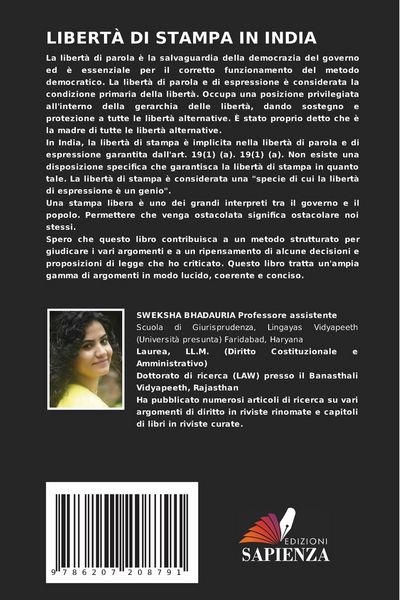 Produktbild: LIBERT&Agrave; DI STAMPA IN INDIA