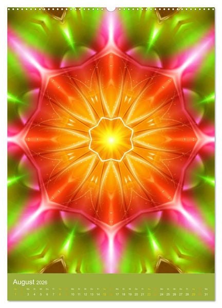 Produktbild: Lichtvolle Mandalas (Wandkalender 2026 DIN A2 hoch), CALVENDO Monatskalender