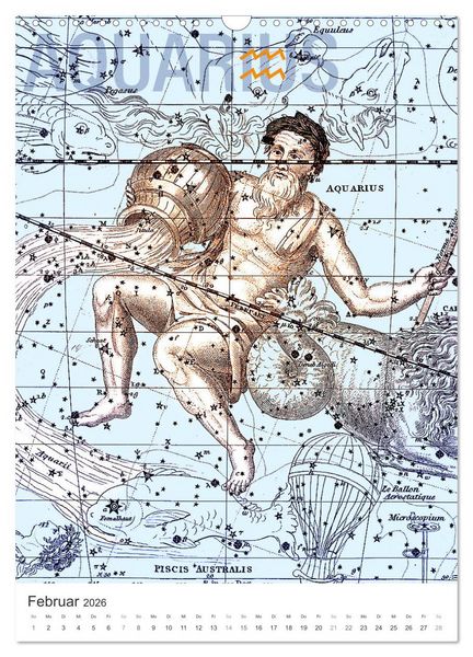 Produktbild: Sternzeichenkalender (Wandkalender 2026 DIN A3 hoch), CALVENDO Monatskalender